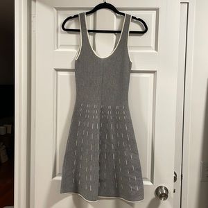 Theory Dress. Navy and White Striped. Size Small.